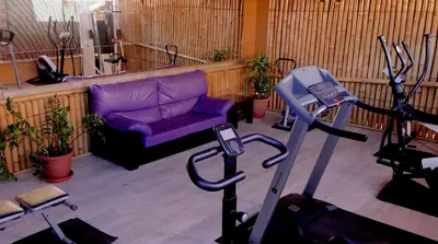 Gimnasio o instalaciones de fitness de Bungalows Los Almendros - Exclusive Vacation Club