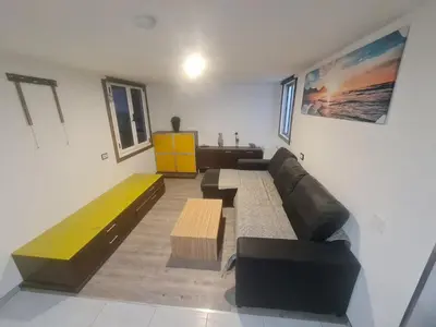 Zona de estar de Holidays or work Central Terrace AC 2 bedroom