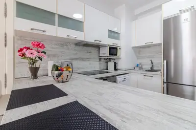 Una cocina o zona de cocina en Elsa Apartment