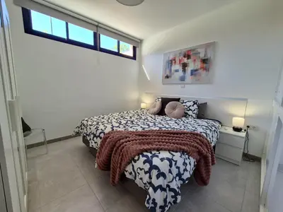 Cama o camas de una habitación en Casa Vista Mar Meloneras