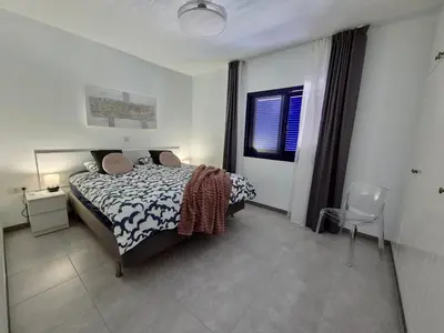 Cama o camas de una habitación en Casa Vista Mar Meloneras