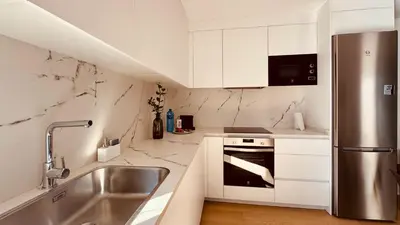 Una cocina o zona de cocina en Click&Guest - Sunny Oasis Terrace Maspalomas