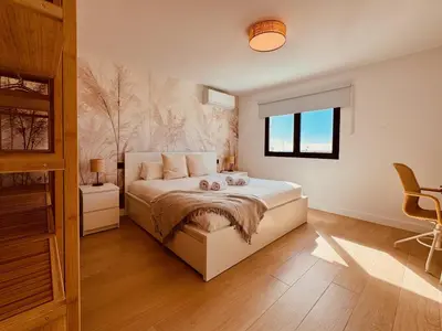 Cama o camas de una habitación en Click&Guest - Sunny Oasis Terrace Maspalomas