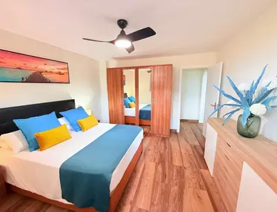 Cama o camas de una habitación en HDFM Collection - PlayaIngles Centro Lenamar