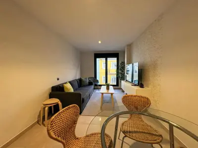 Zona de estar de Las Canteras Deluxe
