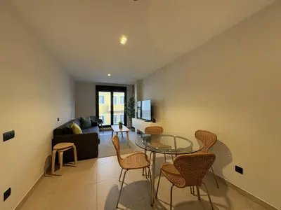 Zona de estar de Las Canteras Deluxe