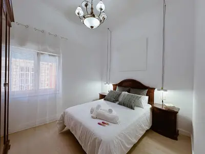 Cama o camas de una habitación en VV Vegueta Lovely Home 