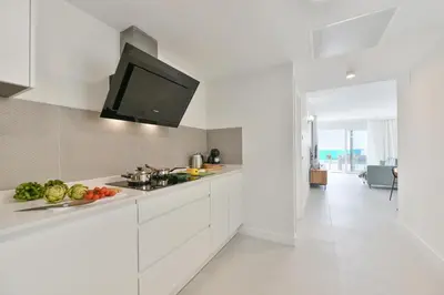Una cocina o zona de cocina en Balcon Azul IV by VillaGranCanaria