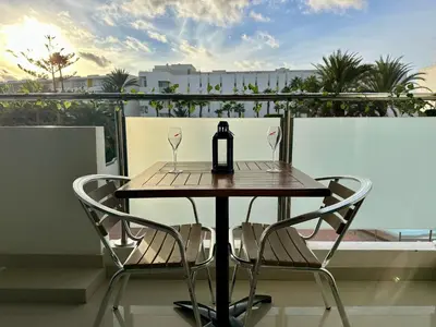 Un balcón o terraza de Cozy Apartament Maspalomas