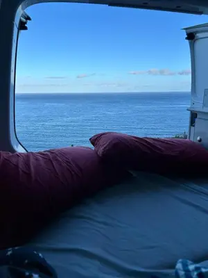 Paisaje cerca de este camping