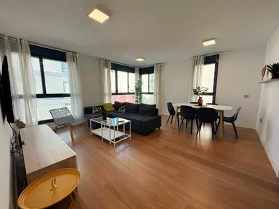 Zona de estar de Las Canteras Deluxe