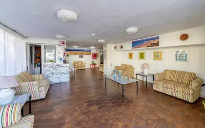 Zona de estar de Beach View Apartment I