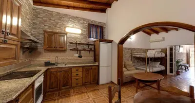 Una cocina o zona de cocina en Villa las tirajanas
