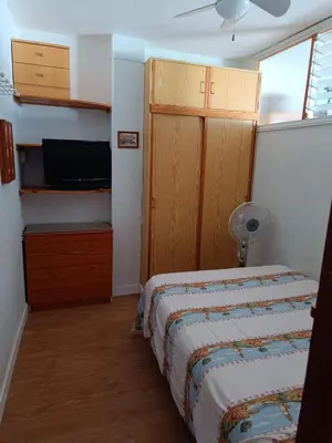 Cama o camas de una habitación en Apartment in La Aldea San Nicolas Gran Canaria