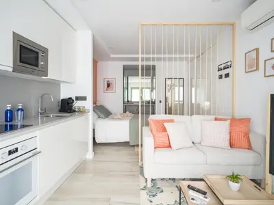 Una cocina o zona de cocina en Estudio en barrio historico Las Palmas GB1D