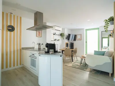 Una cocina o zona de cocina en Apartamento moderno en centro historico GB2A