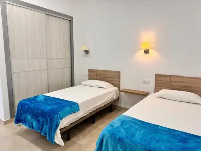 Cama o camas de una habitación en Apartamento Cerca de Maspalomas