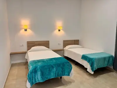 Cama o camas de una habitación en Apartamento Cerca de Maspalomas