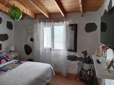 Cama o camas de una habitación en Sol y campo Javier
