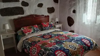Cama o camas de una habitación en Sol y campo Javier