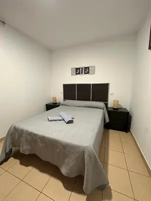 Cama o camas de una habitación en Home of the Blue Horizon