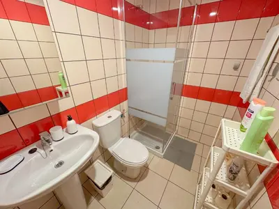 Un baño de Home of the Blue Horizon