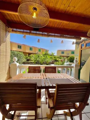 Un balcón o terraza de Paradise Dúplex Sweet Siroco