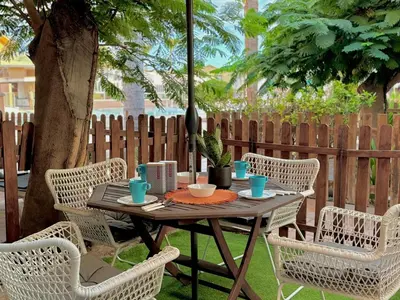 Jardín al aire libre en Oasis Lemon