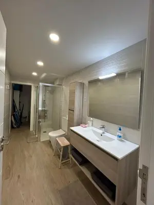 Un baño de Las Tabaibas beach house