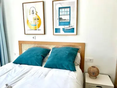 Cama o camas de una habitación en Loft Zarcillo - Design & Relax by the Sea
