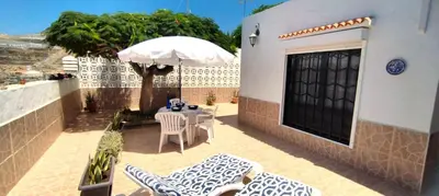 Un patio o zona al aire libre en El Colgaizo