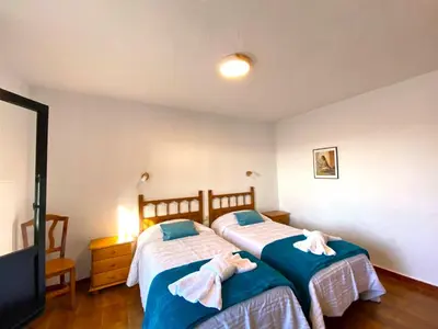 Cama o camas de una habitación en El Colgaizo