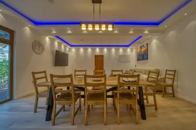Zona de estar de Casa los Castaños