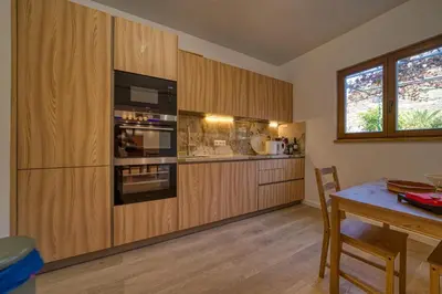 Una cocina o zona de cocina en Casa los Castaños