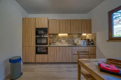 Una cocina o zona de cocina en Casa los Castaños