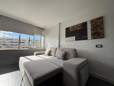 Una televisión o centro de entretenimiento en Orsa Minor los molinos By Lucaproperties Grancanaria