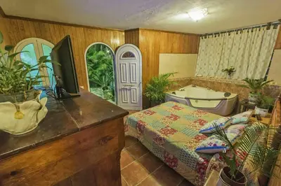 Cama o camas de una habitación en Finca LOS AGUACATES