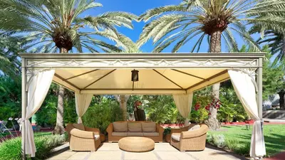 Jardín al aire libre en Bull Costa Canaria & SPA - Only Adults