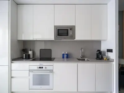 Una cocina o zona de cocina en Estudio en zona historica peatonal Las Palmas GB2C