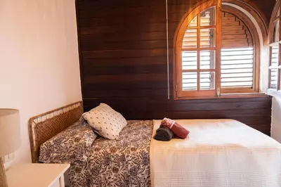 Cama o camas de una habitación en Casa Salvador