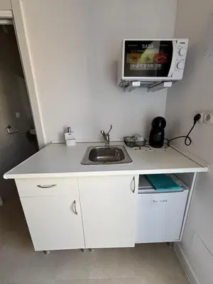 Una cocina o zona de cocina en Vivienda Vacacional Carla 1