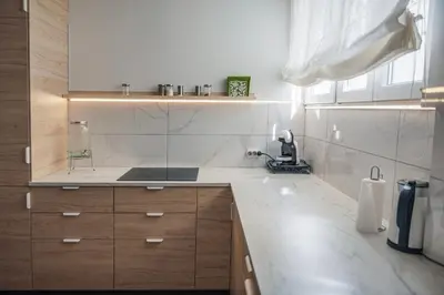 Una cocina o zona de cocina en Bergeli Oasis