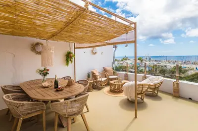 Un balcón o terraza de Casa Perla - Old Town Lux, BBQ & Terrace & Sea Views