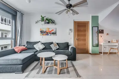 Zona de estar de Home2Book Trendy Apt in Las Palmas Center