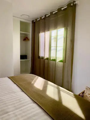 Cama o camas de una habitación en Apartamento Vista Verde