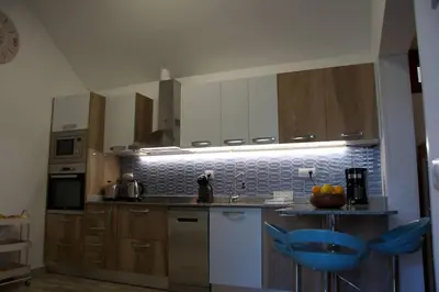 Una cocina o zona de cocina en Relax Beach Flor
