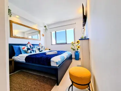 Cama o camas de una habitación en Canarian Oasis