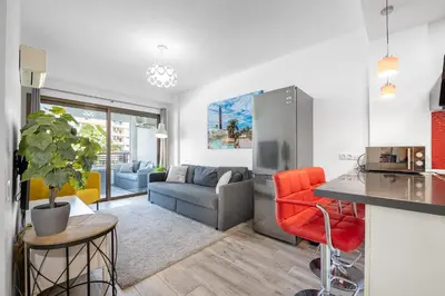 Una cocina o zona de cocina en Luxury Pool View Apartment Iguazu