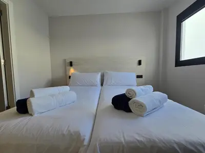 Cama o camas de una habitación en VV Almansa Canteras I 