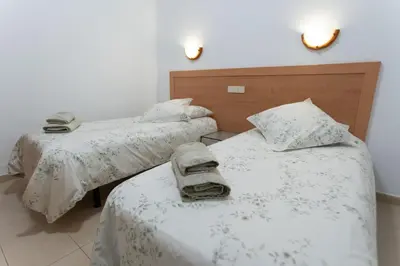 Cama o camas de una habitación en Endorfita Sonrisa Beach - Canteras & Ocean View